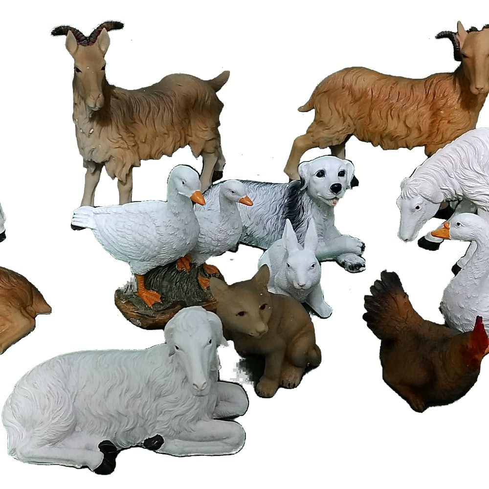 Presépio Animais 12 Peças 20 CM - Imagem 4