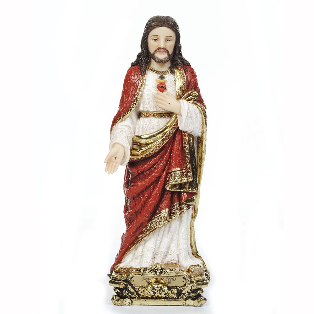 Sagrado Coração de Jesus 20 CM - Estilo Barroco