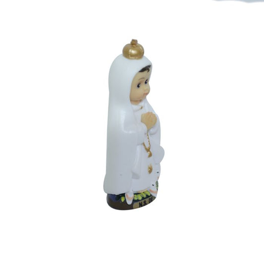 Nossa Senhora de Fátima Infantil 08 CM - Imagem 2