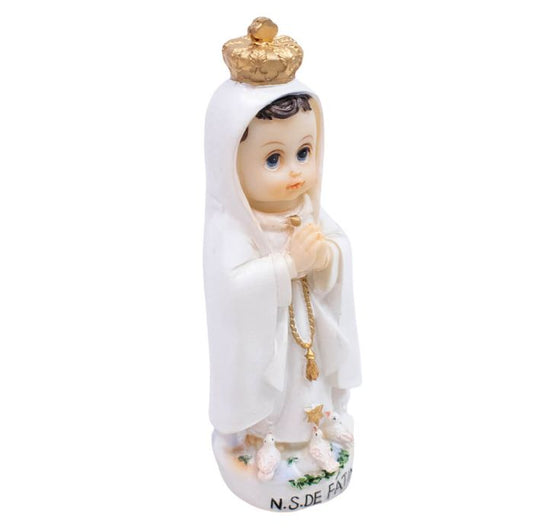 Nossa Senhora de Fátima Infantil 12,5 CM - Imagem 2