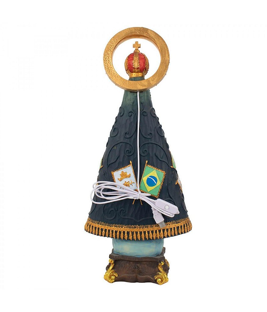 Nossa Senhora Aparecida Luz Resplendor 52.5 CM - Imagem 4