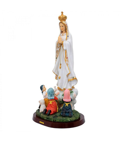 Nossa Senhora de Fátima com Pastores 63 CM - Imagem 3