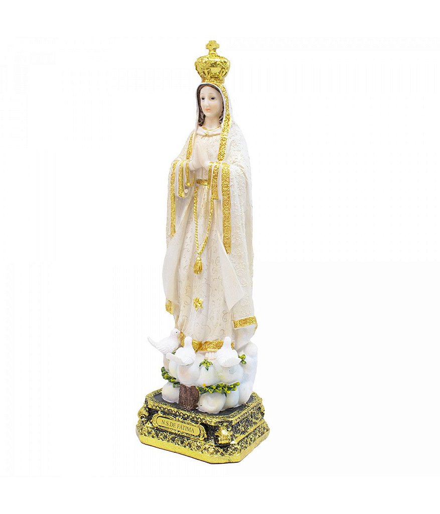 Nossa Senhora de Fátima 39,5 CM - Imagem 3