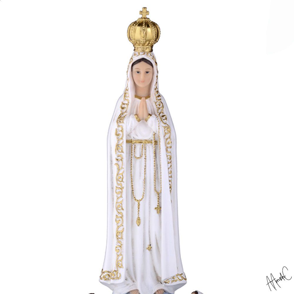 Nossa Senhora de Fátima com Pastores 30 CM - Imagem 2