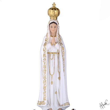 Nossa Senhora de Fátima com Pastores 30 CM - Imagem 2