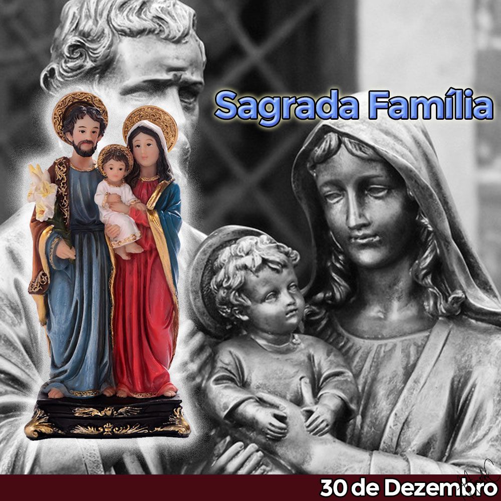 Sagrada Família 12,5 CM - Imagem 4