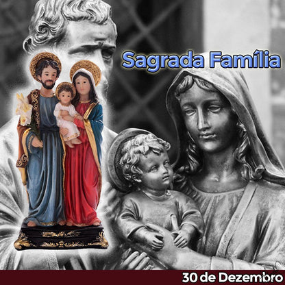 Sagrada Família 12,5 CM - Imagem 4