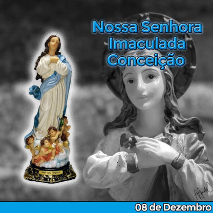 Nossa Senhora Imaculada Conceição 20 CM - Imagem 5