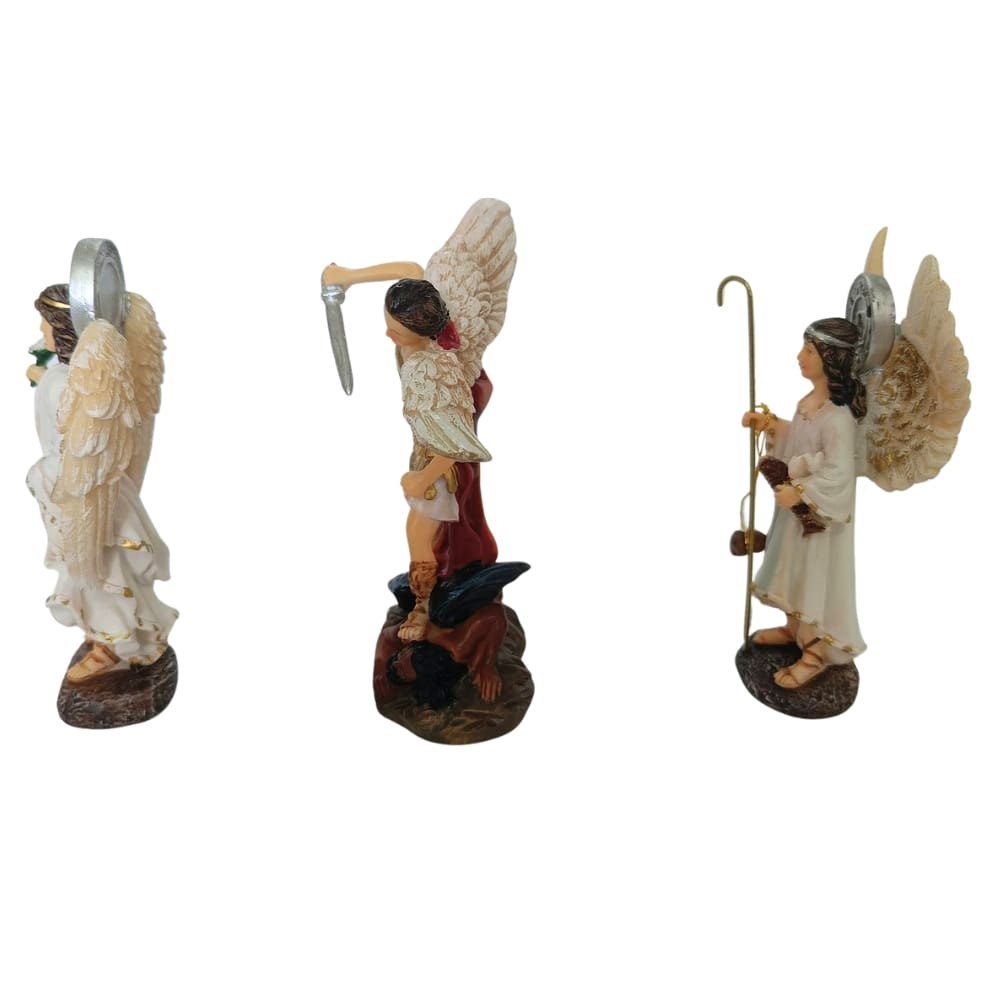 Conjunto de Arcanjos 12 CM - São Miguel, São Gabriel e São Rafael - Imagem 4