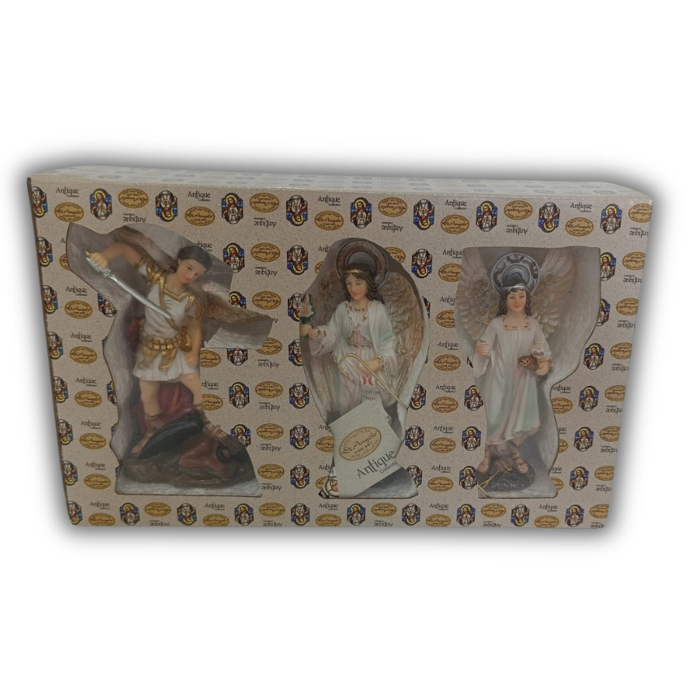 Conjunto de Arcanjos 12 CM - São Miguel, São Gabriel e São Rafael - Imagem 5