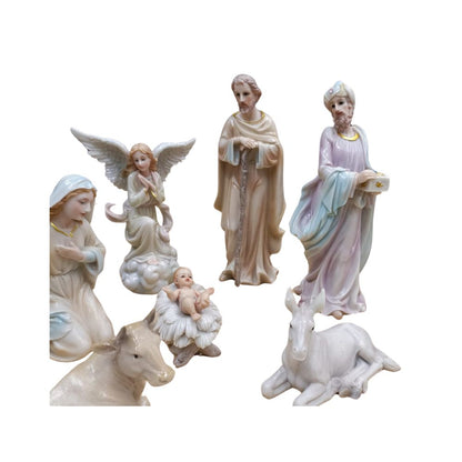 Presépio 11 Peças 30 CM Estilo Porcelana - Imagem 4