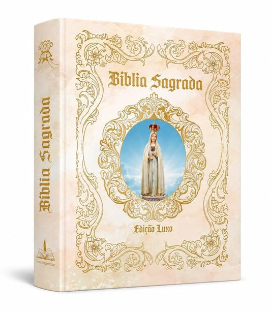 Bíblia Sagrada Edição Luxo - Nossa Senhora de Fátima