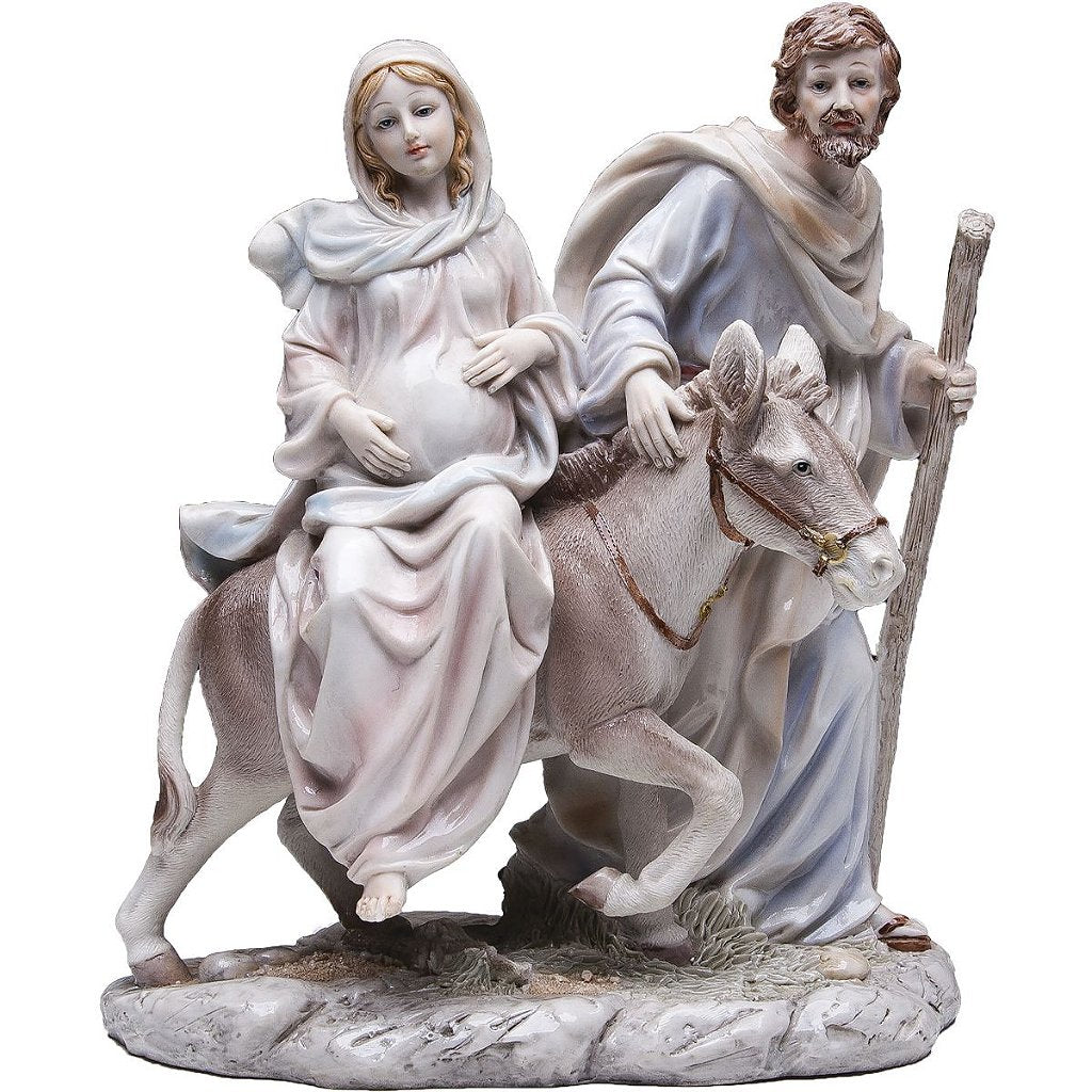 Nossa Senhora do Desterro Grávida 30 CM Imitação Porcelana