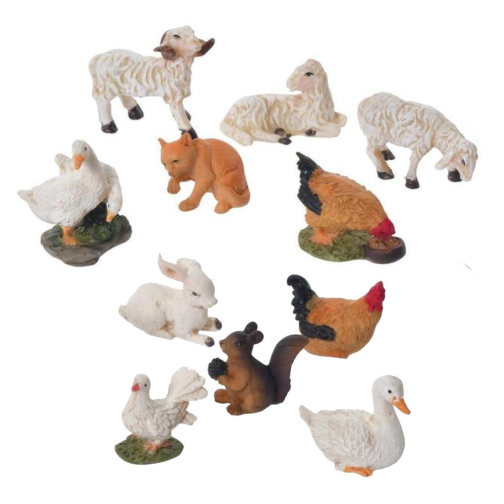 Presépio Animais 11 Peças 3 CM