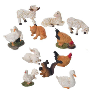 Presépio Animais 11 Peças 3 CM