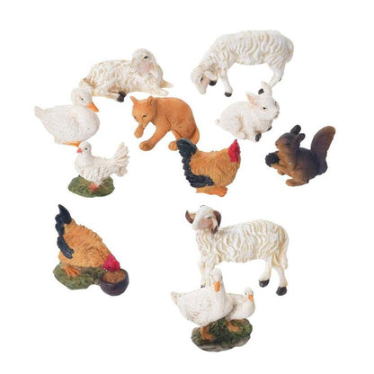 Presépio Animais 11 Peças 5 CM