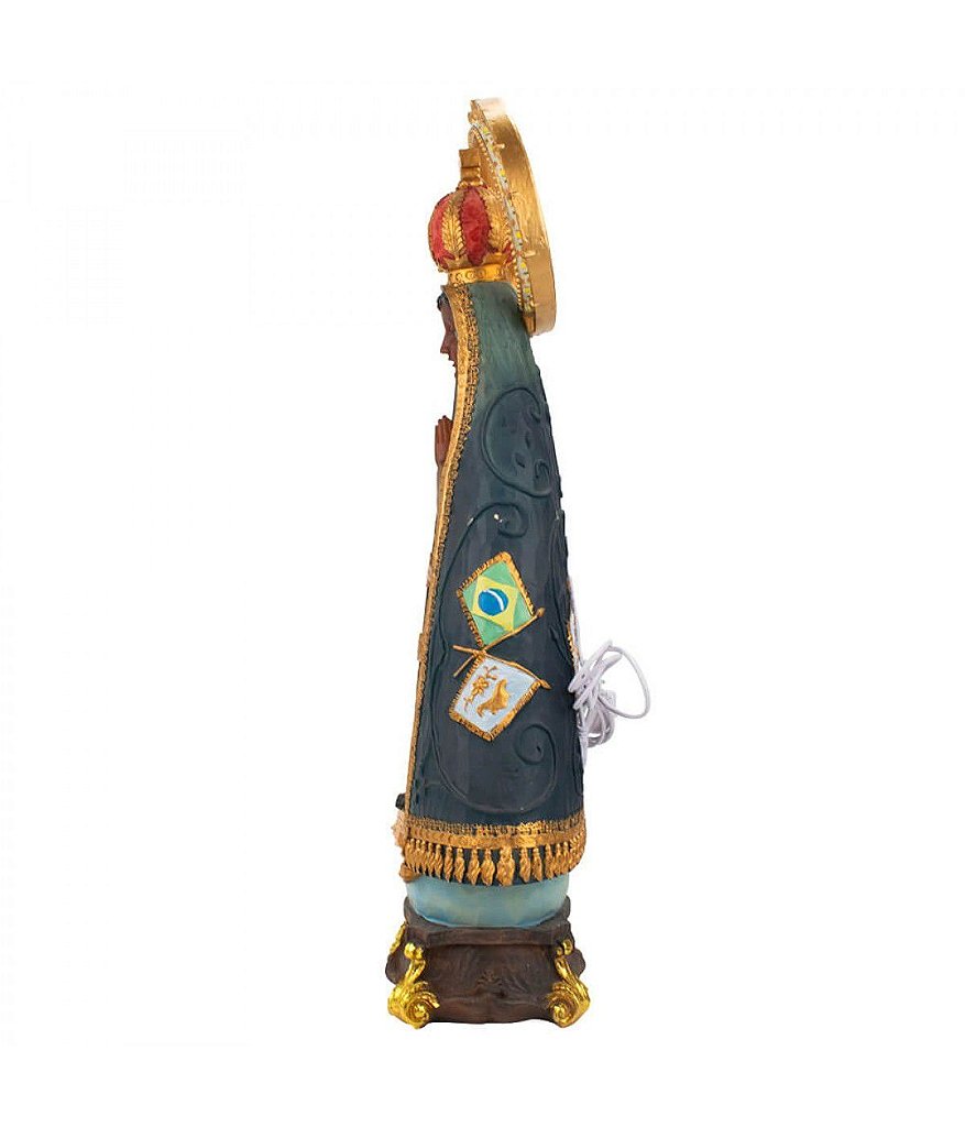 Nossa Senhora Aparecida Luz Resplendor 52.5 CM - Imagem 5