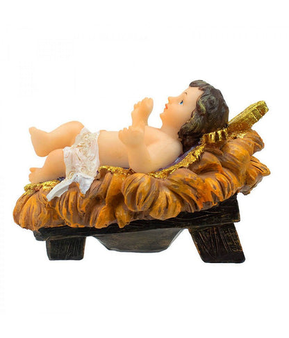 Menino Jesus com Manjedoura 15 CM - Imagem 5