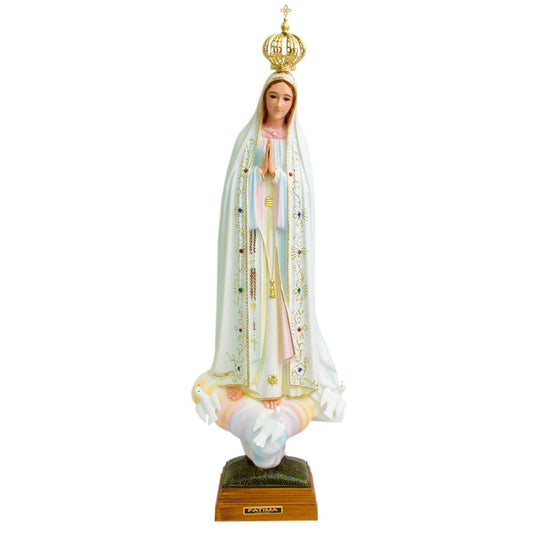Nossa Senhora de Fátima Pintada 55 CM - Portugal