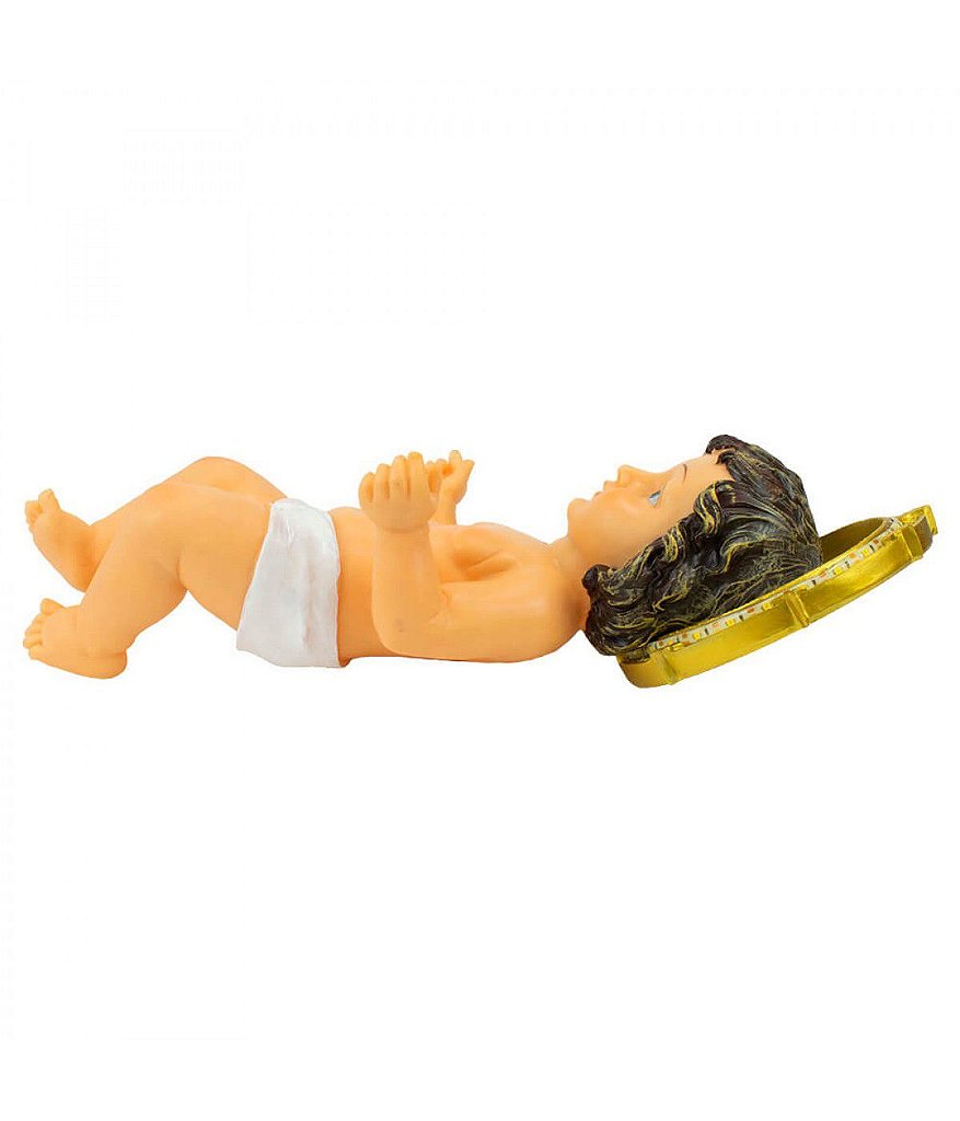 Menino Jesus 44 CM com Coroa LED - Imagem 4