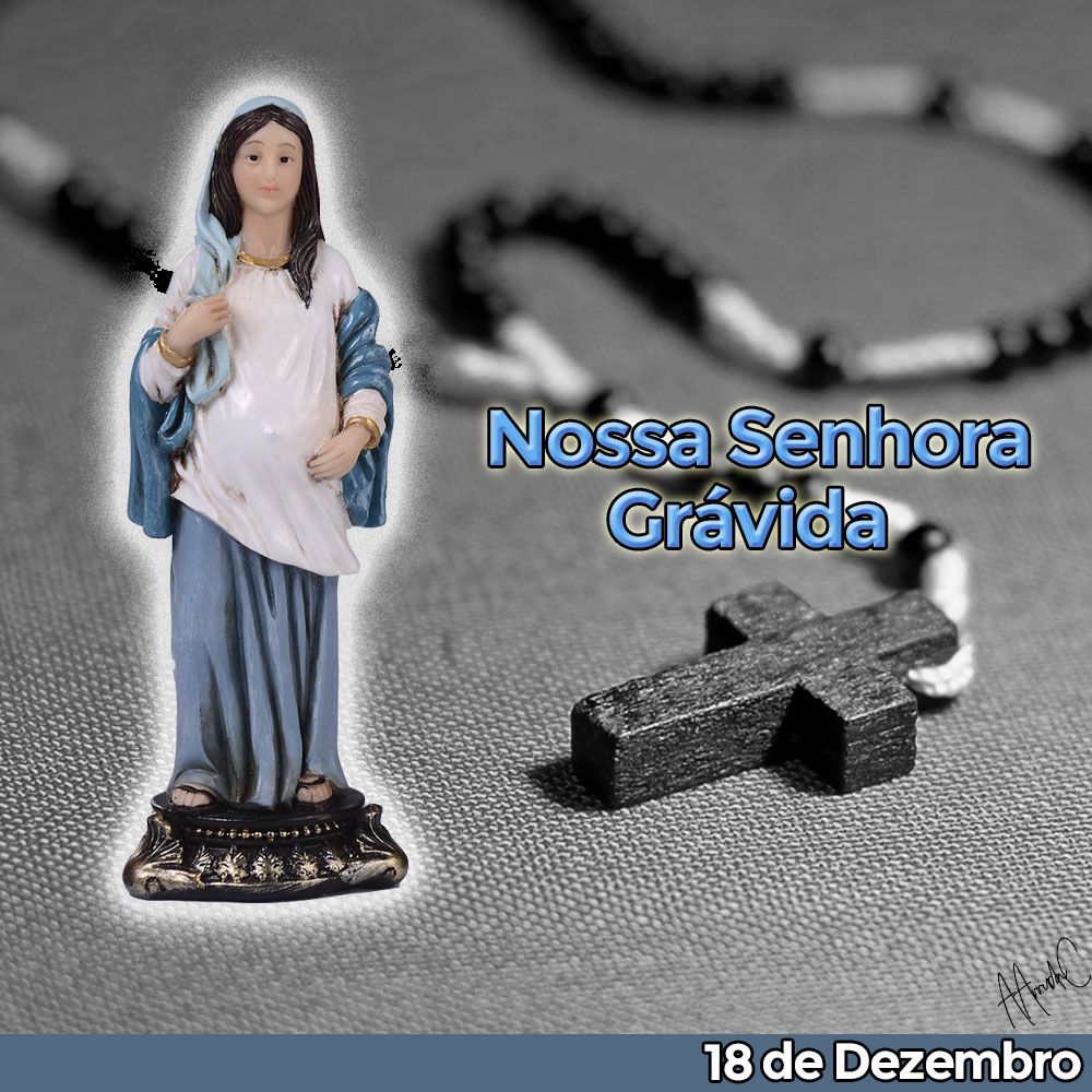 Nossa Senhora Grávida 13 CM - Imagem 4
