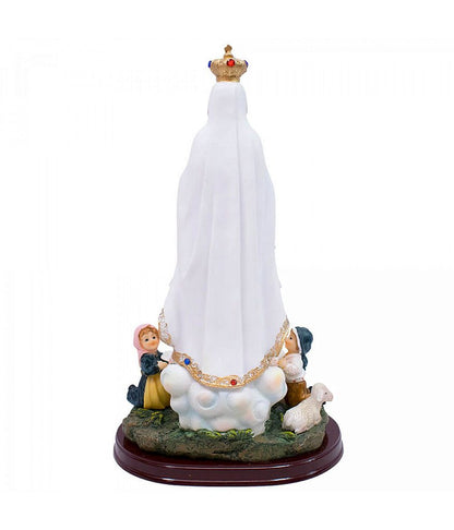 Nossa Senhora de Fátima com Pastores 32 CM - Imagem 3