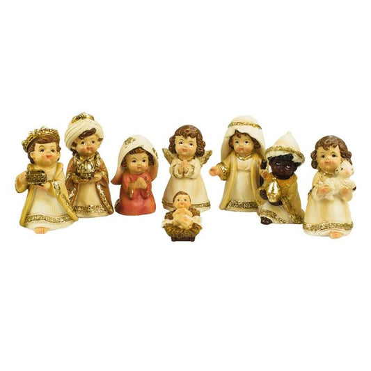 Presépio 8 Peças Infantil 7.5 CM