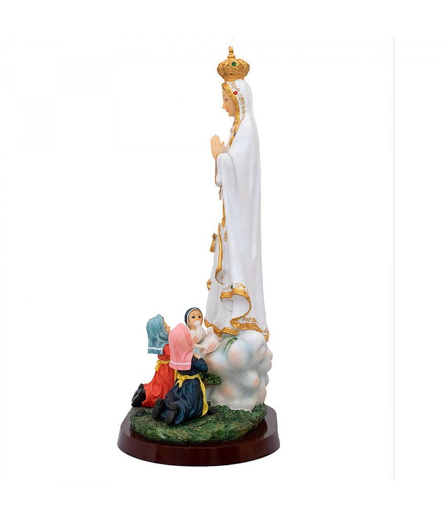 Nossa Senhora de Fátima com Pastores 63 CM - Imagem 2