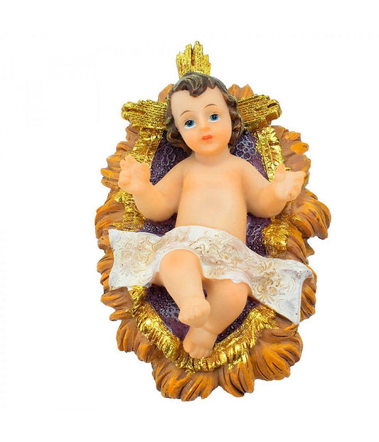 Menino Jesus com Manjedoura 15 CM - Imagem 2