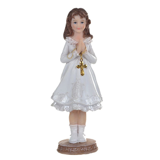 Menina em Pé Primeira Comunhão 18 CM