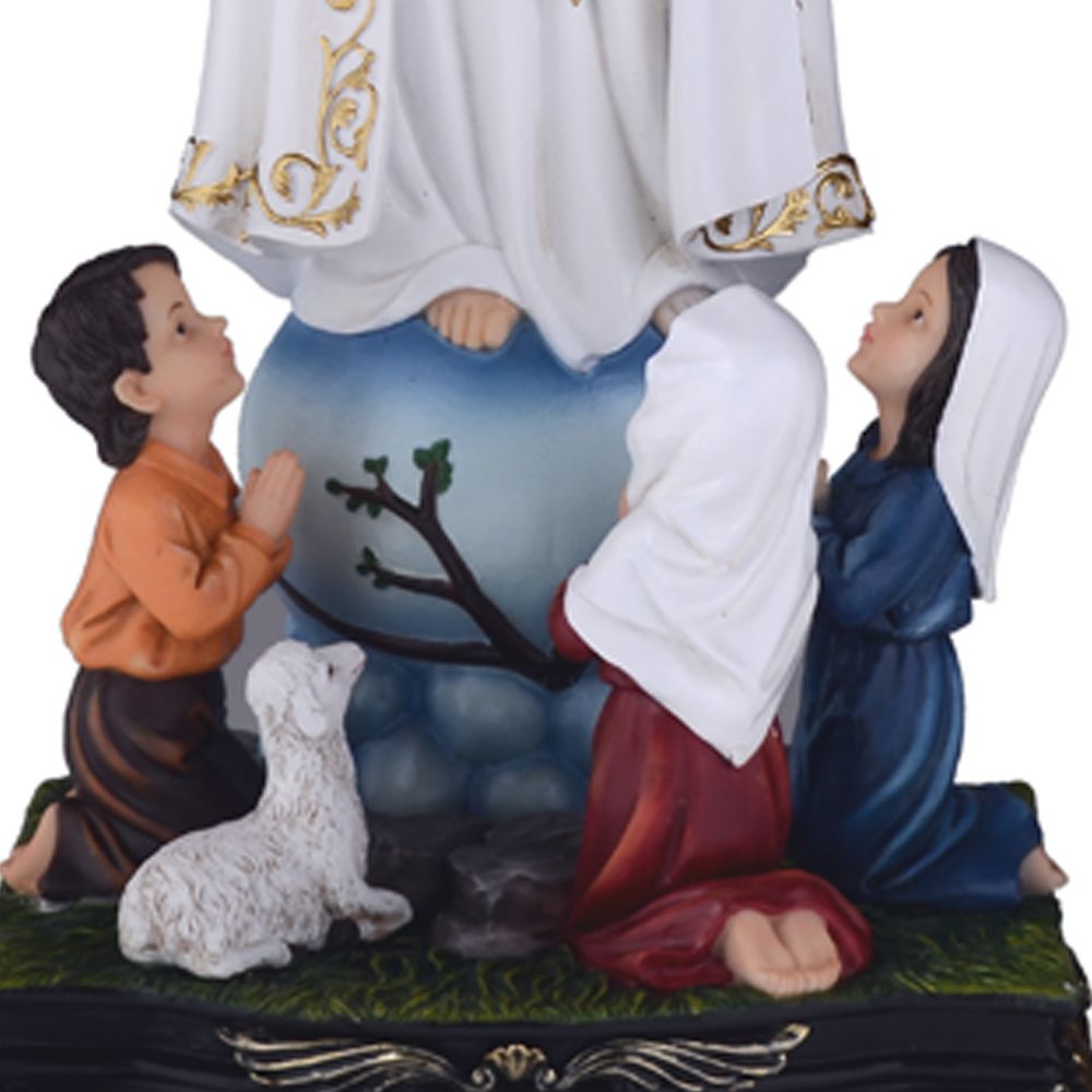 Nossa Senhora de Fátima com Pastores 60 CM - Imagem 3