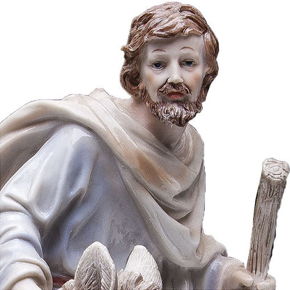 Nossa Senhora do Desterro Grávida 30 CM Imitação Porcelana - Imagem 3