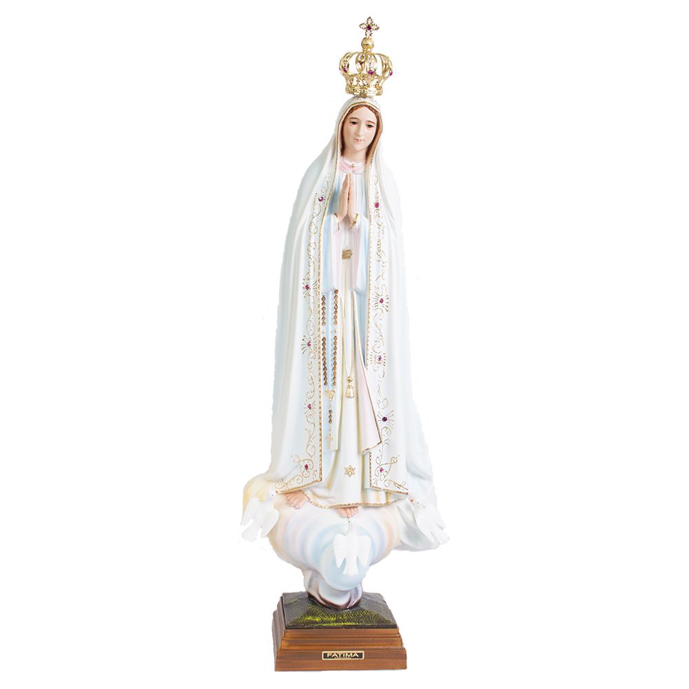 Nossa Senhora de Fátima Pintada 70 CM - Portugal