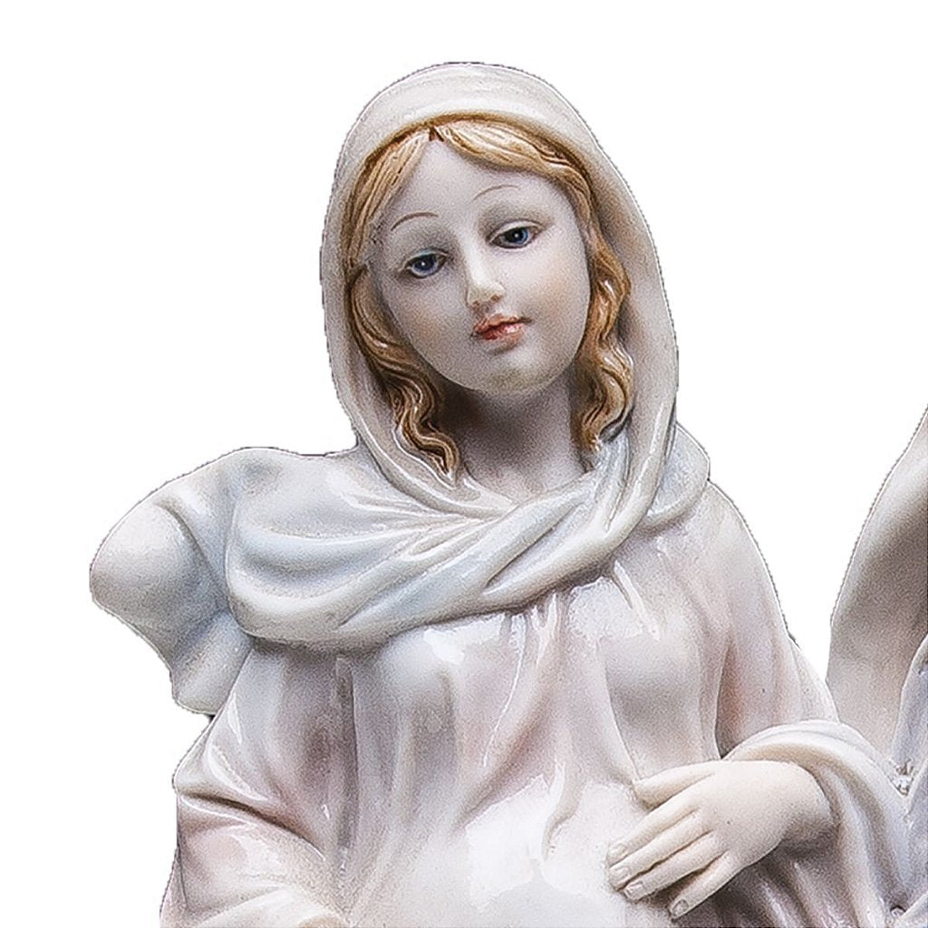 Nossa Senhora do Desterro Grávida 30 CM Imitação Porcelana - Imagem 2