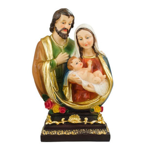 Imagem Sagrada Família 22 CM - Escultura em Resina