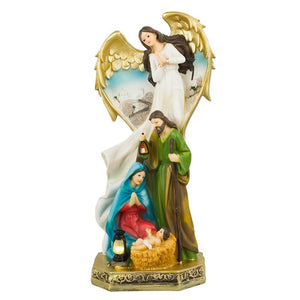 Presépio Anjo Da Guarda Com Luz 30 CM