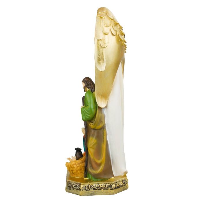 Presépio Anjo Da Guarda Com Luz 30 CM - Imagem 4