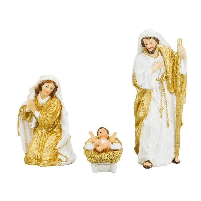 Presépio Trajes Brancos 11 Peças 30 CM - Imagem 2