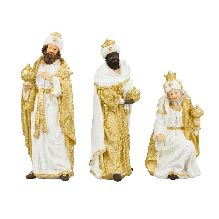Presépio Trajes Brancos 11 Peças 30 CM - Imagem 4
