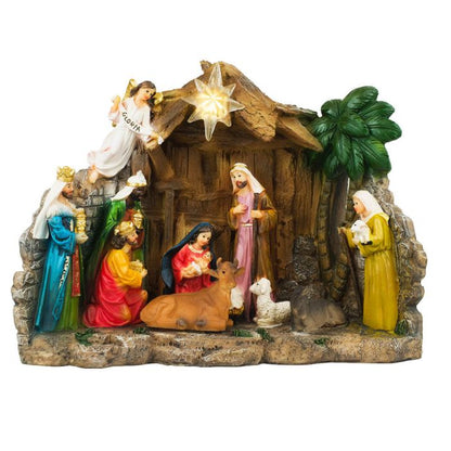 Presépio Com Luz 19 CM