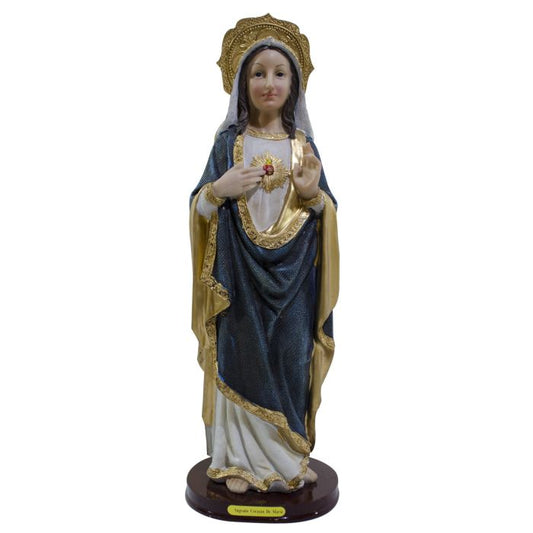 Imaculado Coração De Maria 42 CM Em Resina