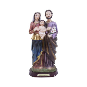 Imagem Sagrada Família 21 CM - Escultura em Resina