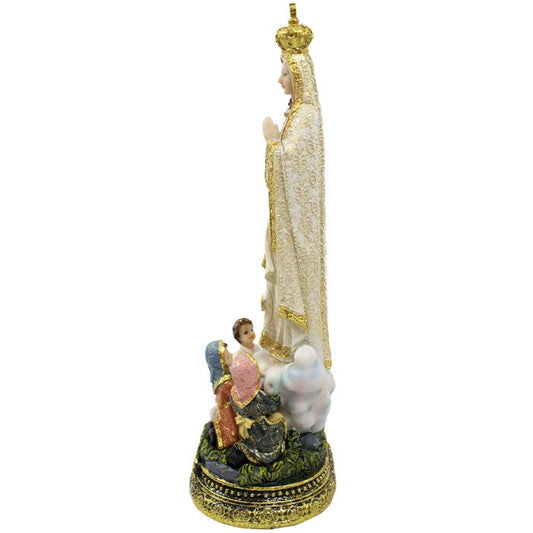 Nossa Senhora de Fátima com Pastores 31 CM - Imagem 2
