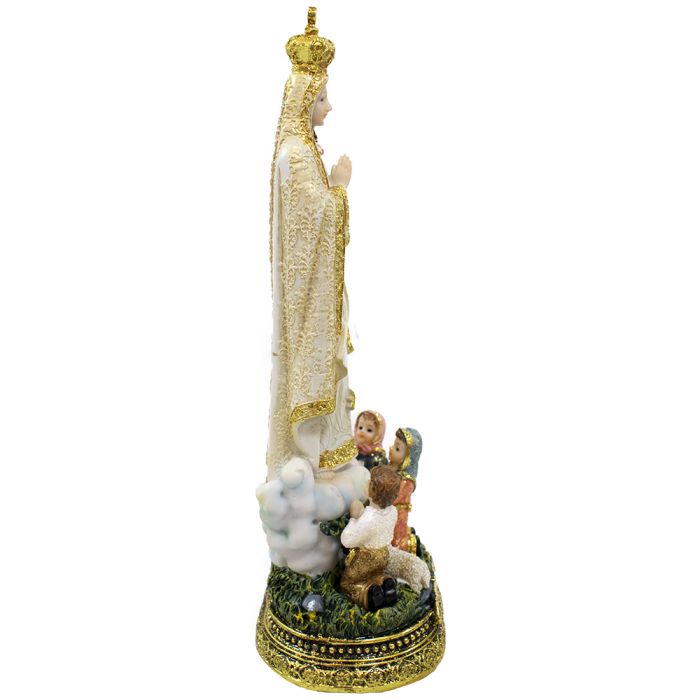 Nossa Senhora de Fátima com Pastores 31 CM - Imagem 3