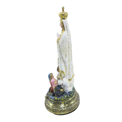 Nossa Senhora de Fátima com Pastores 15 CM - Imagem 2