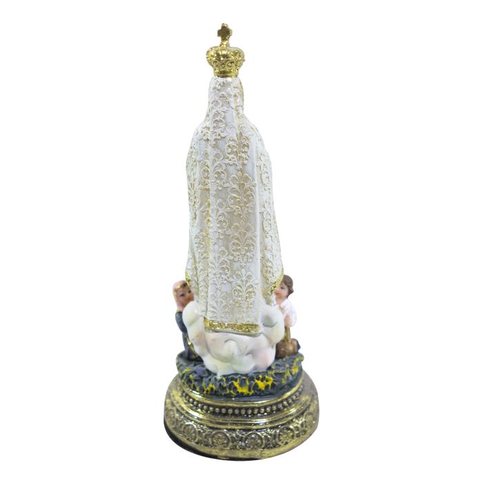 Nossa Senhora de Fátima com Pastores 15 CM - Imagem 3