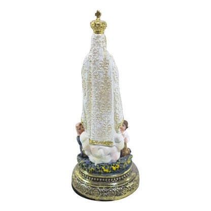 Nossa Senhora de Fátima com Pastores 15 CM - Imagem 3