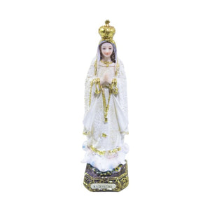 Imagem Nossa Senhora de Fátima 15 CM - Escultura em Resina