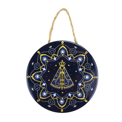Cerâmica Pendurar Imagem Nossa Senhora Aparecida 16 CM