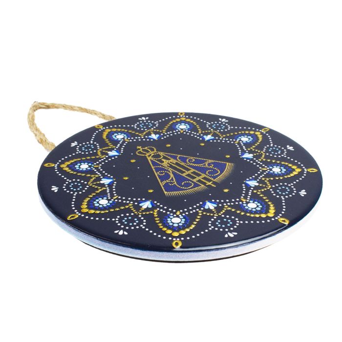 Cerâmica Pendurar Imagem Nossa Senhora Aparecida 16 CM - Imagem 2